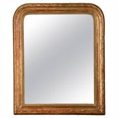 Louis Philippe Gold Mirror, France circa 1890 (30 1/2"w x 37"h)