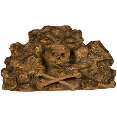 "Vanitas" Sculpture, Original Paint, Italy circa 1740