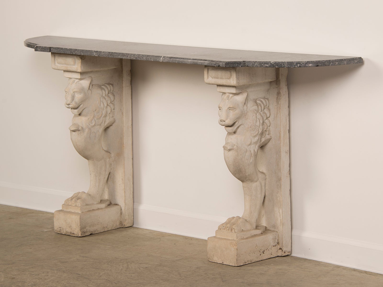Antique French Console Table of Architectural Fragments, circa 1860 and 1920 For Sale