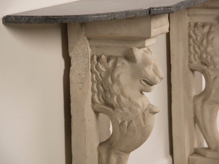 19th Century Antique French Console Table of Architectural Fragments, circa 1860 and 1920 For Sale