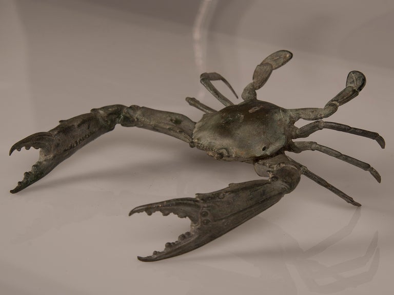 Receive our new selections direct from 1stdibs by email each week. Please click Follow Dealer below and see them first!

An enormous vintage French cast bronze crab with exceptional lifelike detail circa 1940. What we cannot show you is how heavy