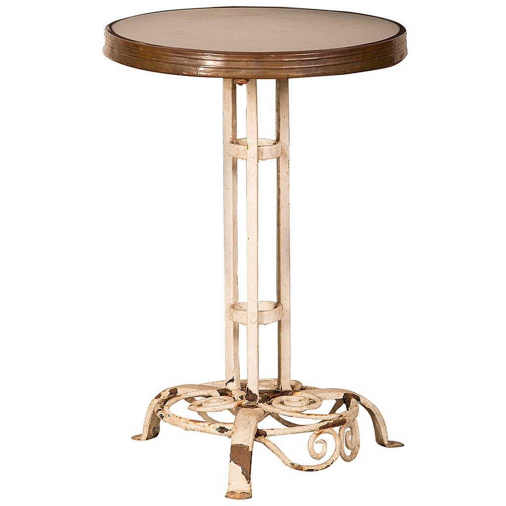 painted iron cafe table munich circa 1910 for sale at 1stdibs painted iron cafe table munich circa 1910 for sale at 1stdibs