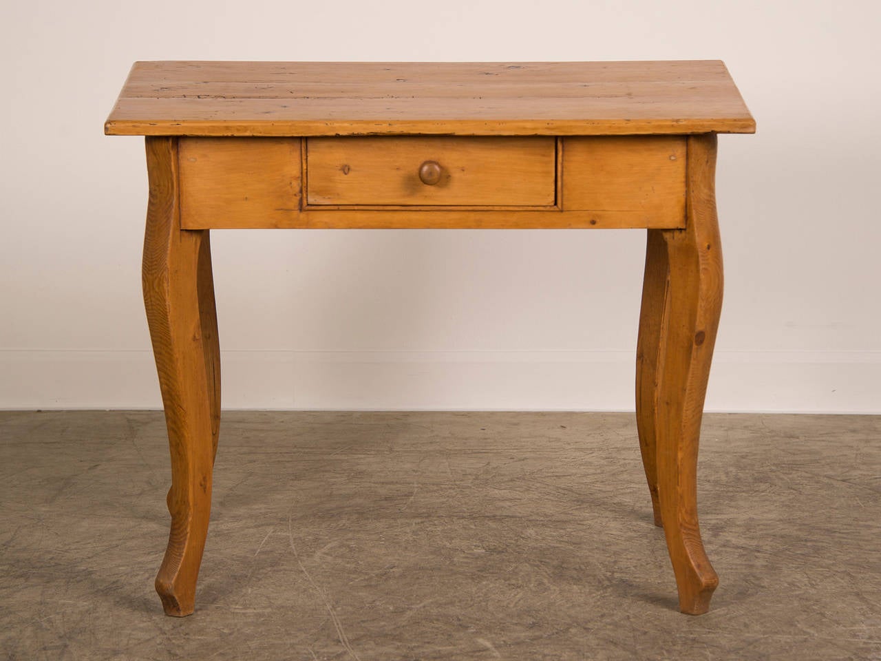 Carved Large Louis XV Style French Pine Table circa 1875 For Sale