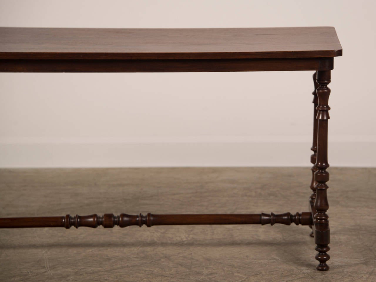 Mahogany Serving or Sofa Table in Solid Board Mahogany, England circa 1850 In Excellent Condition In Houston, TX