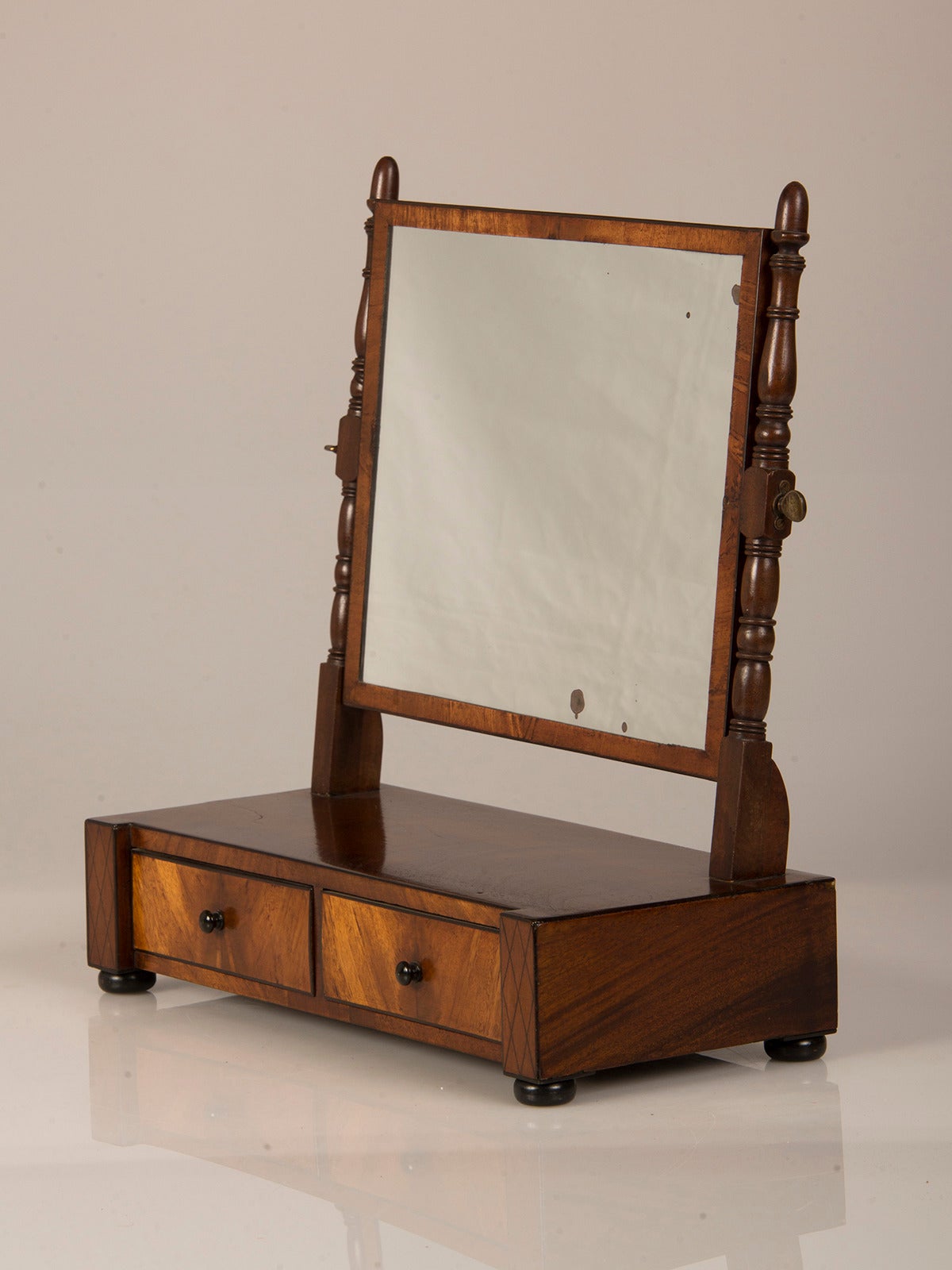 William IV Mahogany Dressing Mirror, England circa 1830 (17 3/4