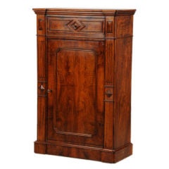 Tall walnut cabinet from France c. 1880 Tall walnut cabinet from France c. 1880