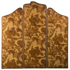 Antique An Art Nouveau period embossed and gilded panel from France c.1895