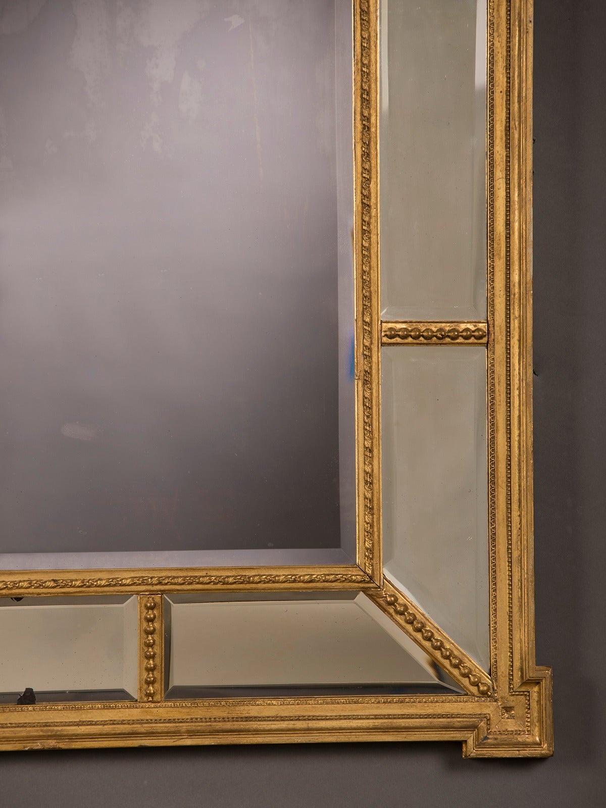 Adam Style Gold Leaf Frame Mirror, England circa 1895 (28 1/2