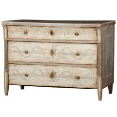 Antique A handsome Biedermeier period chest of drawers from Germany c.1820