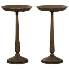 Louis XVI Style Painted Pedestals from Belle Epoque France c. 1895