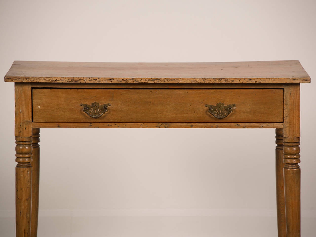 Antique English Pine Writing Table, circa 1875 In Excellent Condition In Houston, TX