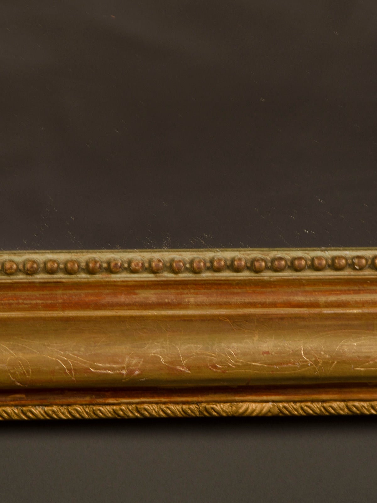 Louis Philippe Gold Leaf Frame Mirror, France circa 1890 (36