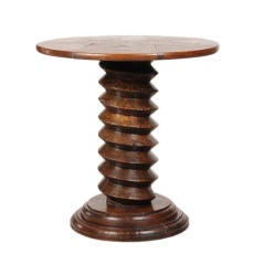 Antique Oak Side Table from France circa 1885