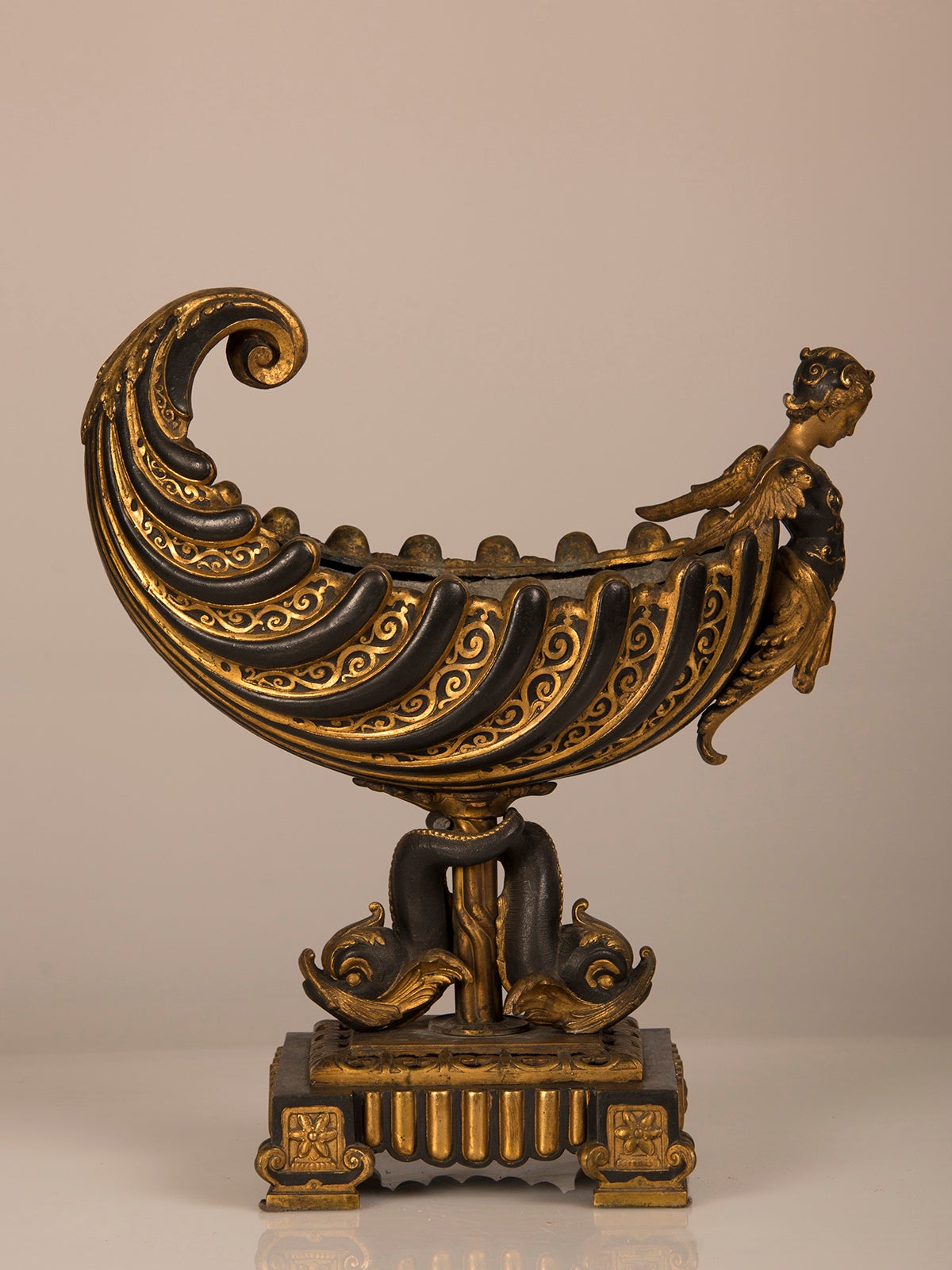 Napoleon III period jardiniere of "bateau" form, France c.1870