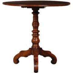 Louis Philippe Period Walnut Side Table from France