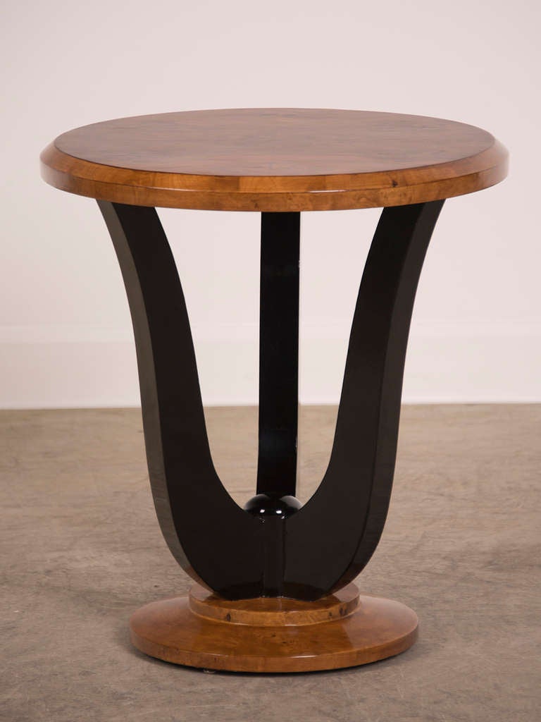 A pair of Art Deco period circular side tables from France c.1930