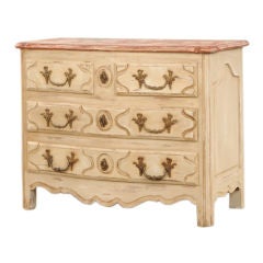Regence style painted chest of drawers from France c. 1910