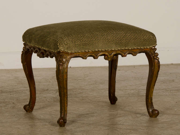 Receive our new selections direct from 1stdibs by email each week. Please click Follow Dealer below and see them first!

A beautiful antique Louis XV style bench with the original painted and gilded finish from Belle Epoque period circa 1890 now