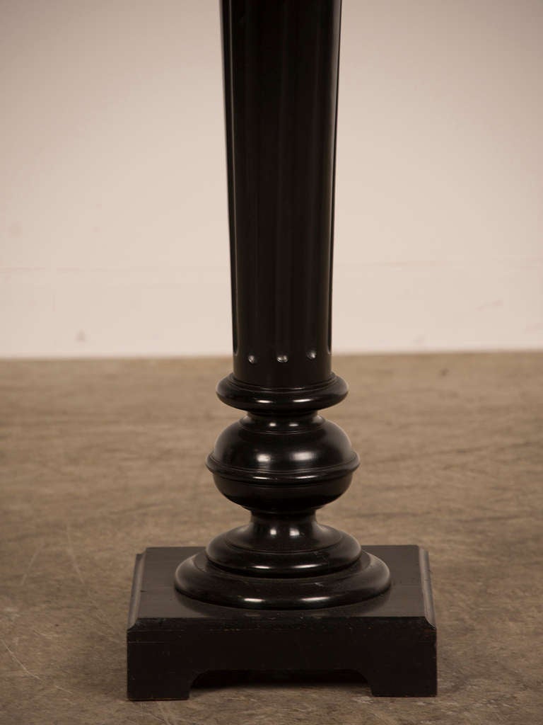 Neoclassical Ebonized Pedestal, Belle Epoque Period, France, Circa 1890 3
