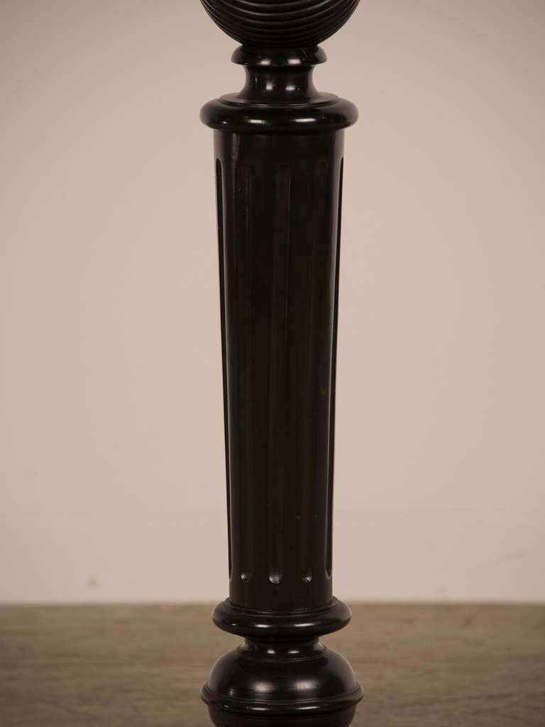 Neoclassical Ebonized Pedestal, Belle Epoque Period, France, Circa 1890 2