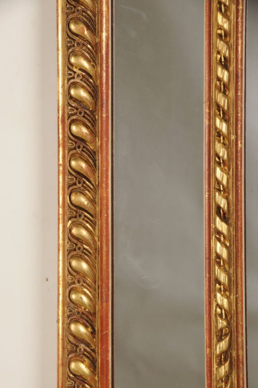 19th Century Pareclose mirror from France