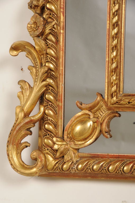 Gold Leaf Pareclose mirror from France