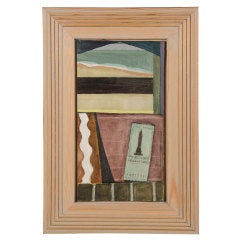 "Green Ticket" by Helen Napper, an original oil on board 10