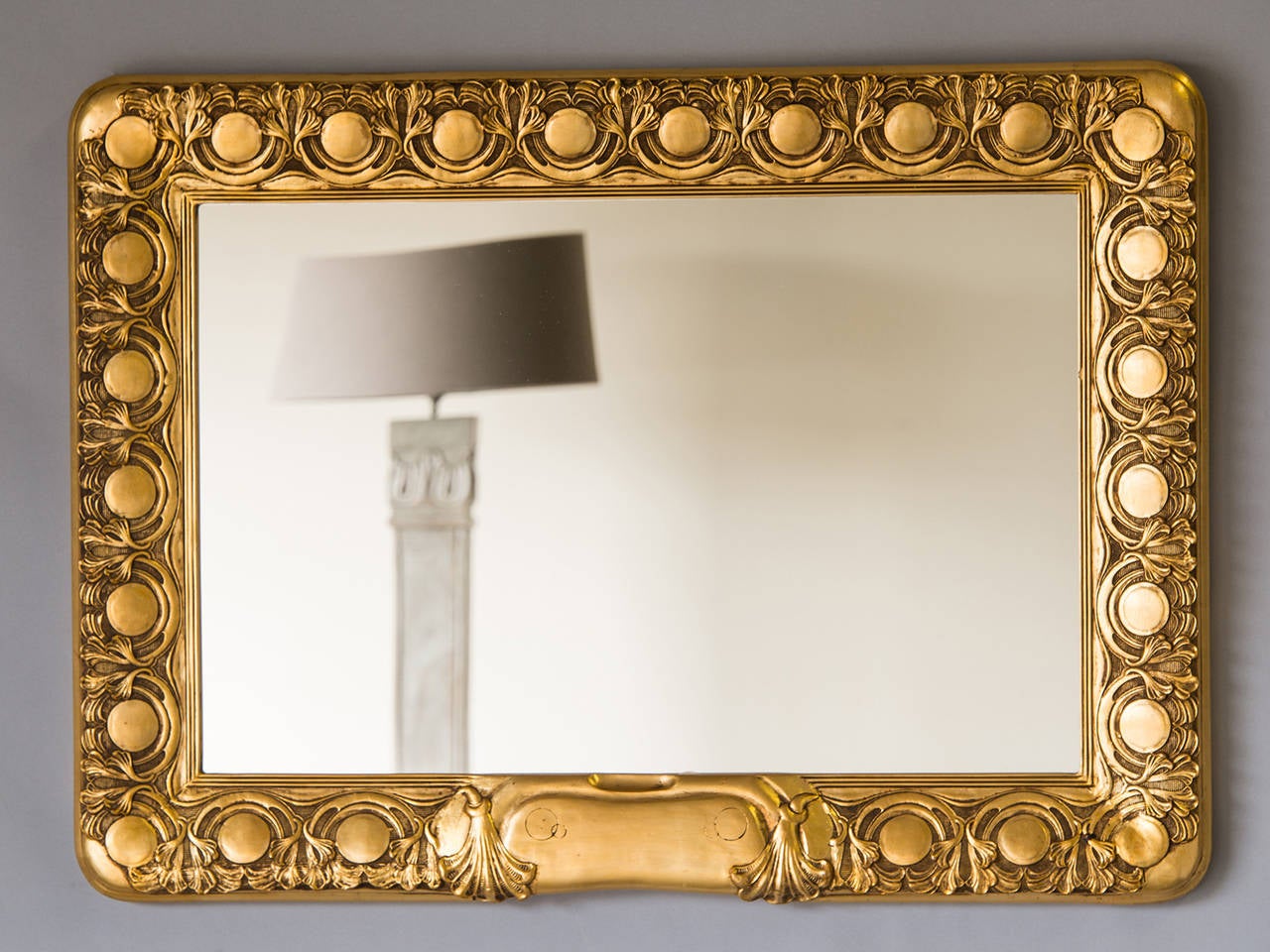 Receive our new selections direct from 1stdibs by email each week. Please click Follow Dealer below and see them first!

Antique Austrian Art Nouveau period giltwood frame circa 1890, enclosing a mirror.