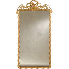 Gold leaf mirror from France c. 1870