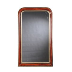Louis  Philippe style faux painted mirror from France c. 1875