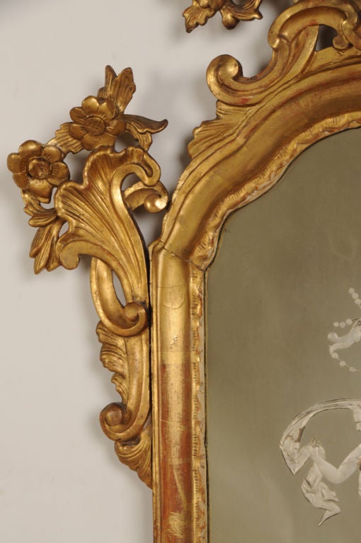 gold venetian mirror