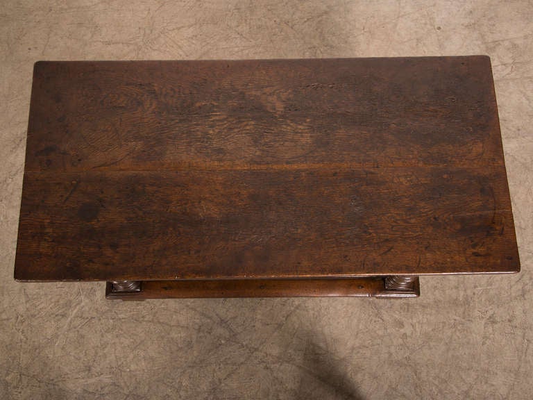English Antique Jacobean Style Oak Refectory Table or Sofa Table circa 1825 2