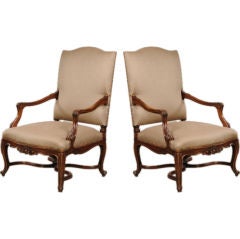 Beautiful Louis XV/Regence style fauteuils from France c. 1875