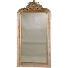 Antique Lovely Louis Philippe style silver gilt frame from France c.1890