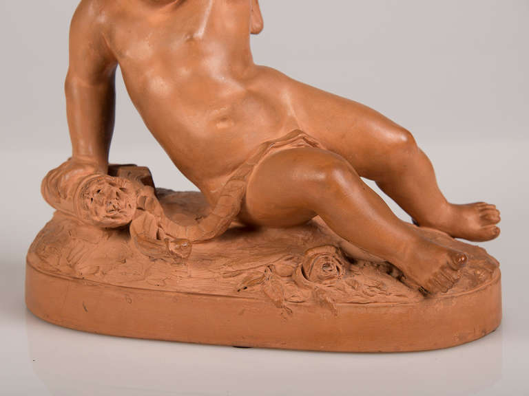 19th Century Antique French Terra Cotta Sculpture, circa 1870 by Jean-Baptiste Carpeaux