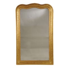Bold Louis Philippe style gold leaf frame from France c. 1885