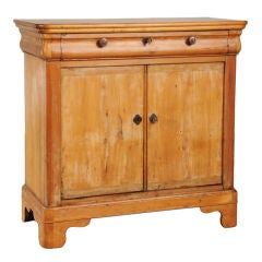 Louis Philippe style pine 
beechwood buffet from France c. 1870