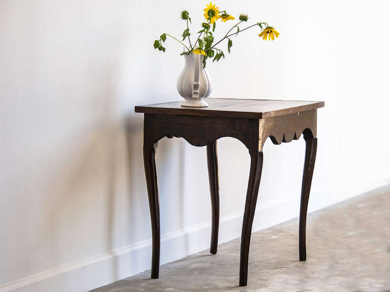 Louis XV Period Walnut Side Table, France circa 1760 2