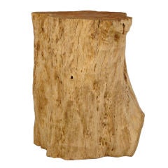 Marvelous lychee wood tree trunk fashioned into a side table