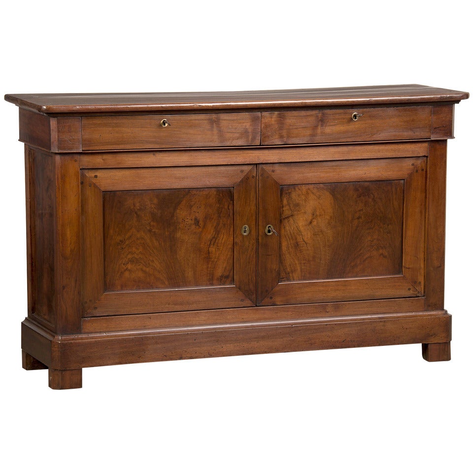 Louis Philippe Period Walnut Buffet, France c.1850