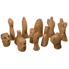 Set of Twelve Maquettes for Sculpture