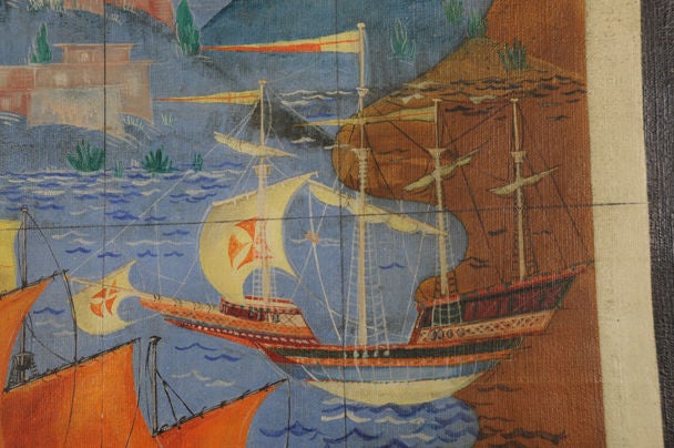 Painting originally created for the Savoy in London c. 1920