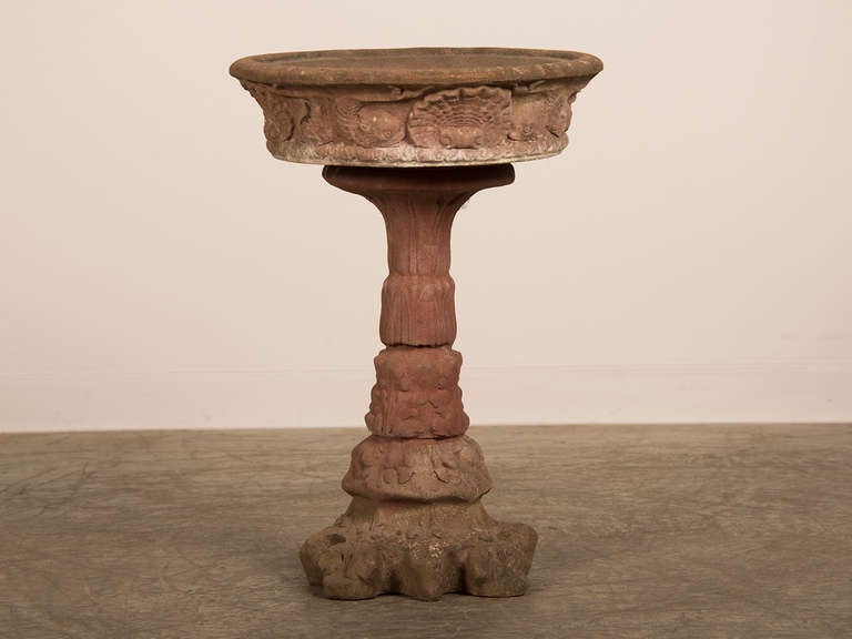 Receive our new selections direct from 1stdibs by email each week. Please click Follow Dealer below and see them first!

This charming vintage French cast stone bird bath circa 1940 has been liberated from its former setting in a tangled and