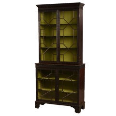 Chippendale style mahogany bookcase from England c. 1910