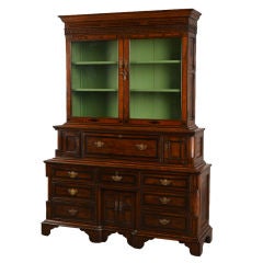 Oak bookcase with a secretaire drawer from England c.1885