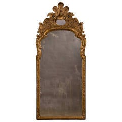 Antique Italian Neoclassical Gilded Mirror, circa 1790 7