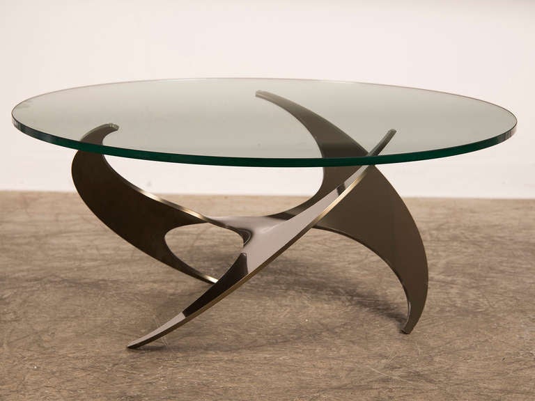 Propeller Coffee Table, Knut Hesterberg, Roland Schmitt, Germany 1964 In Excellent Condition In Houston, TX
