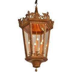 A fabulous gilded Venetian lantern from Italy c.1940