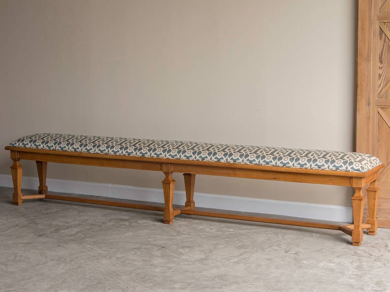Receive our new selections direct from 1stdibs by email each week. Please click “Follow Dealer” button below and see them first!

This antique French long bench circa 1880 was originally constructed for the hallway of a chateau in the Tarn Valley