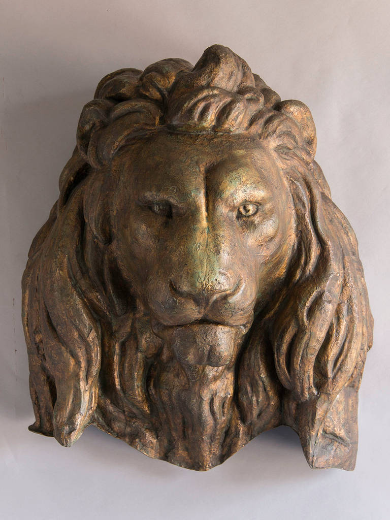 Massive French Lion Head Theatrical Prop, circa 1960 at 1stdibs
